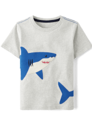 Haut requin brodé pour garçons - Little Essentials