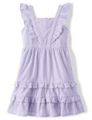Girls Ruffle Dress - Little Essentials