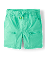 Boys Quick Dry Pull On Shorts - Seaside Palms