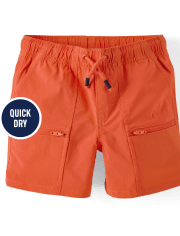 Boys Quick Dry Pull On Shorts - Little Classics