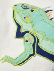 Top con iguana bordada para niño - Little Essentials