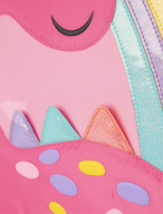 Girls Glitter Dino Backpack - Uniform