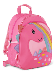 Girls Glitter Dino Backpack - Uniform