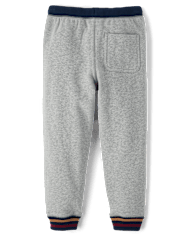 Pantalon de jogging molletonné brodé Varsity Patch pour garçon - Classroom Cutie