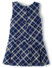 Girls Plaid Pleated Jumper - Classroom Cutie
