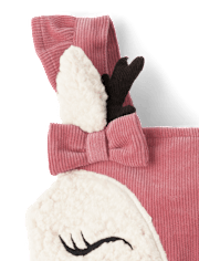 Girls Embroidered Deer Corduroy Jumper - Country Charm