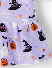 Girls Halloween Tiered Dress - Halloween