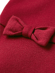 Girls Bow Ponte Dress - All Dressed Up
