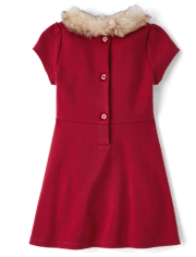 Girls Bow Ponte Dress - All Dressed Up