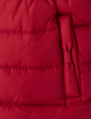 Girls Long Puffer Jacket - Little Essentials