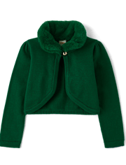Girls Faux Fur Shrug - All Dressed Up