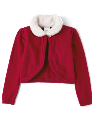 Girls Faux Fur Shrug - All Dressed Up