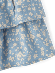 Girls Floral Tiered Skort - Country Charm