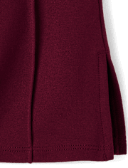 Girls Pintuck Ponte Flare Jeggings - Little Essentials