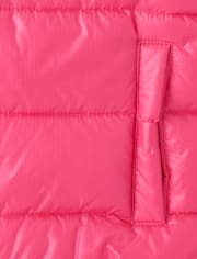 Girls Quilted Puffer Jacket - Little Essentials