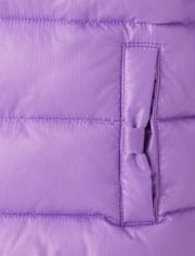 Girls Quilted Puffer Jacket - Little Essentials