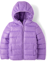 Girls Quilted Puffer Jacket - Little Essentials