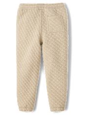 Boys Quilted Jogger Pants - Little Essentials