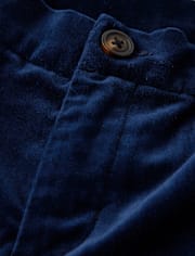 Boys Velvet Dress Pants - Royal Christmas