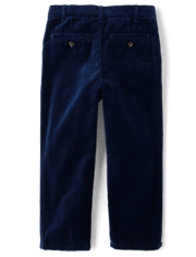 Boys Velvet Dress Pants - Royal Christmas