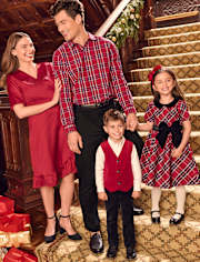 Womens Mommy And Me Ruffle Wrap Dress - All Dressed Up