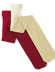 Fille Scintillant Collants 2-Pack - Tout Habillé