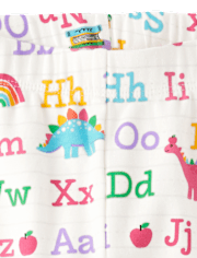 Girls Alphabet Dino Leggings - Classroom Cutie