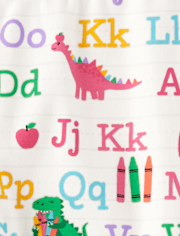 Girls Alphabet Dino Leggings - Classroom Cutie