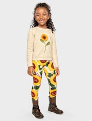 Leggings Niña Girasol - Aventuras de Otoño