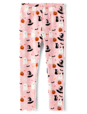 Girls Halloween Leggings - Halloween