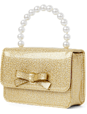 Girls Glitter Bow Bag - All Dressed Up