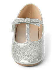 Fille Scintillant Courroie en T Ballerines - All Dressed Up