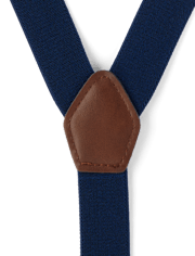 Boys Bow Tie And Suspenders Set - Royal Christmas