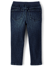 Boys Pull On Straight Jeans - Little Essentials