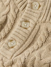 Col roulé garçon tricot câblé Chandails - Little Essentials