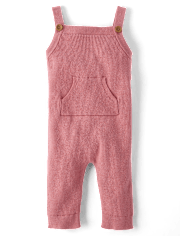 Baby Girls Ribbed Overalls - Homegrown by Gymboree