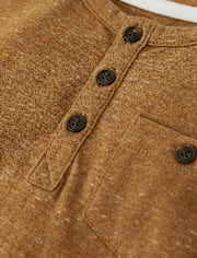 Haut Henley à poche pour garçon - Classroom Cutie