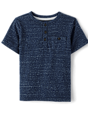 Boys Pocket Henley Top - Classroom Cutie