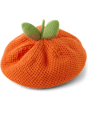 Girls Pumpkin Beret - Autumn Adventures