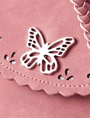 Girls Braided Butterfly Bag - Country Charm