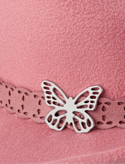 Girls Butterfly Cowgirl Hat - Country Charm