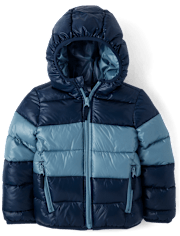 Boys Quilted Puffer Jacket - Little Essentials