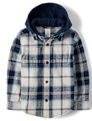 Chaqueta de franela a cuadros para niño - Country Charm