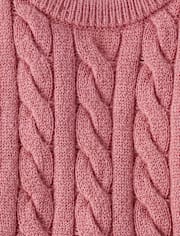 Baby Girls Cable Knit Sweater Dress - Homegrown by Gymboree