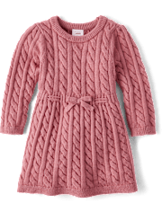 Baby Girls Cable Knit Sweater Dress - Homegrown by Gymboree