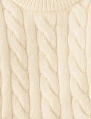 Baby Girls Cable Knit Sweater Dress - Homegrown by Gymboree