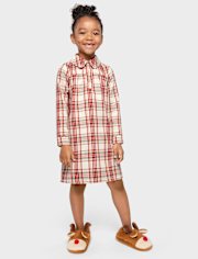 Girls Matching Family Plaid Flannel Nightgown - Gymmies