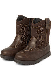 Botas Vaqueras Bordadas para Niño - Country Charm