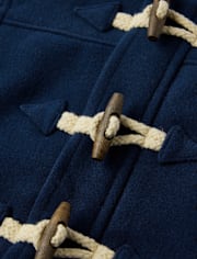 Boys Toggle Dress Coat - Royal Christmas