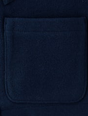 Boys Toggle Dress Coat - Royal Christmas